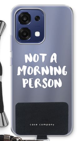 Not a morning person