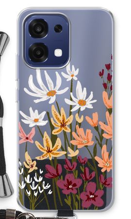 Painted wildflowers