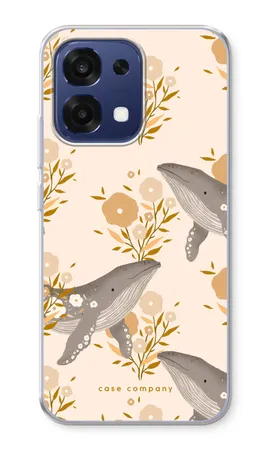 Floral Whales, Oppo A6 Pro weiche Hülle