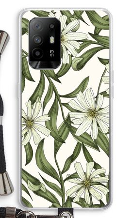 White flower pattern