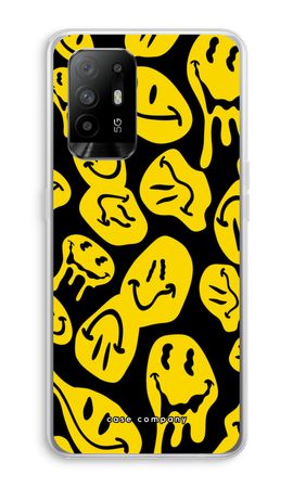 Smeltende smiley - Geel