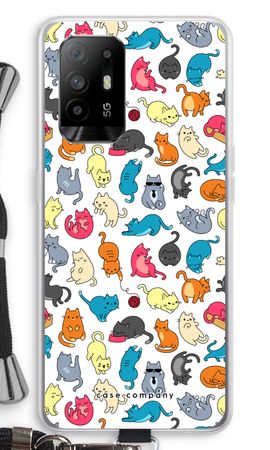 Colourful cats