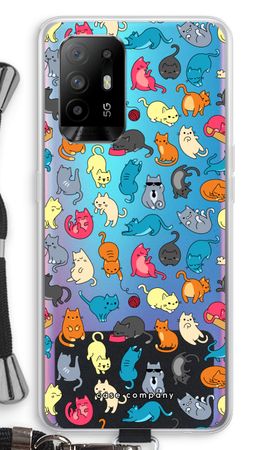 Colourful cats