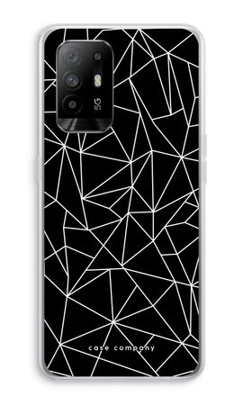 Geometrische lijnen wit