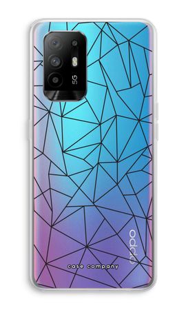 Geometrische lijnen zwart