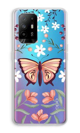 Butterfly in a floral world