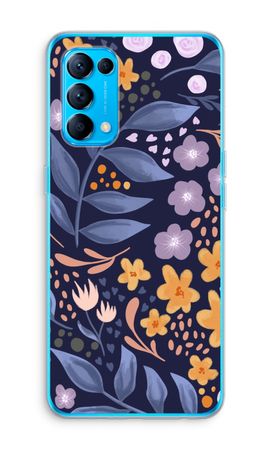 Flowers with blue leaves