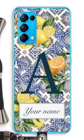 Monogram Blauwe tegels
