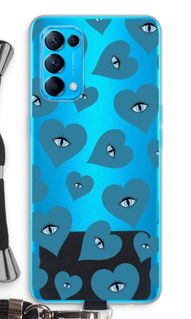 Blue heart eyes