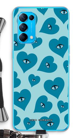 Blue heart eyes