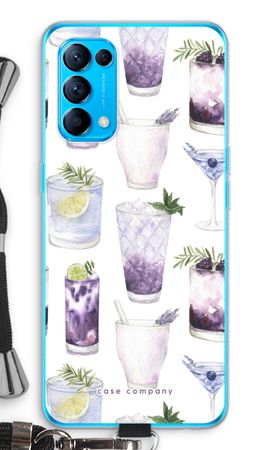 Violet cocktails