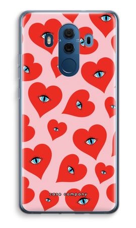 Red heart eyes