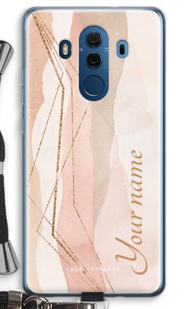 Gold Lines Namecase - Blush