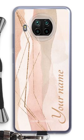 Gold Lines Namecase - Blush