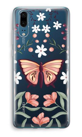 Butterfly in a floral world