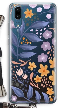 Flowers with blue leaves