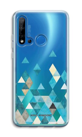 Coloured triangles blue