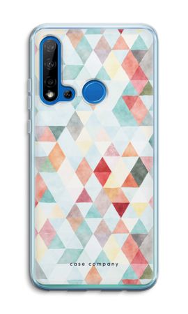 Coloured triangles pastel