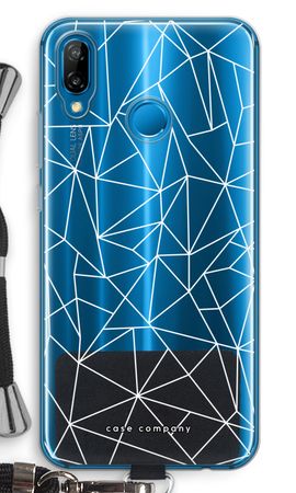 Geometric lines white