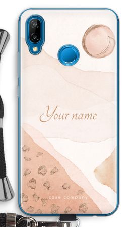 Gold Lines Namecase - Blush