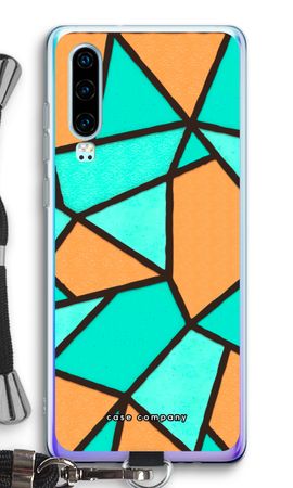 Målat glas - Orange