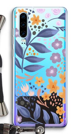 Flowers with blue leaves