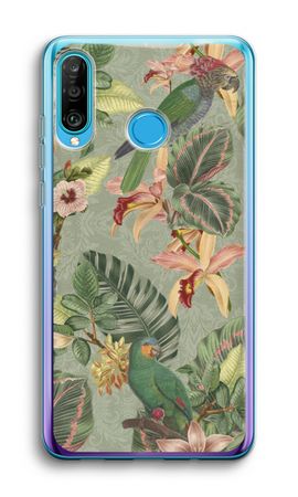 Tropical jungle parrot