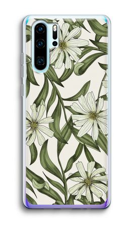 White flower pattern