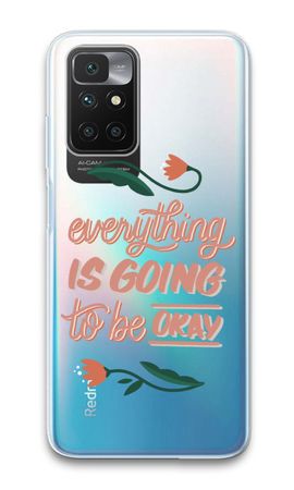 Optimistic flower girl