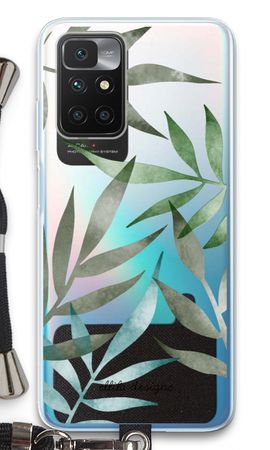 Tropical watercolor leaves