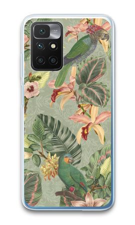 Tropical jungle parrot