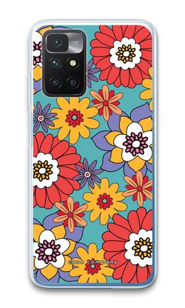 Retro Flowers - Blue