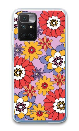 Retro Flowers - Purple