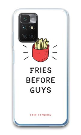 Fries before guys