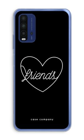 Friends heart black