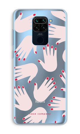 Hands pink