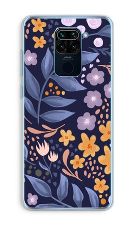 Flowers with blue leaves