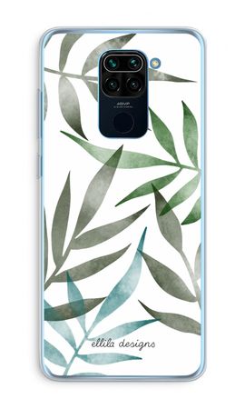 Tropical watercolor leaves