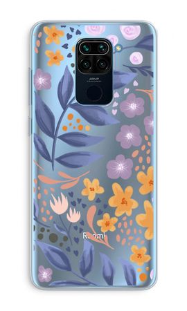 Flowers with blue leaves