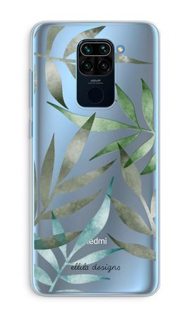 Tropical watercolor leaves