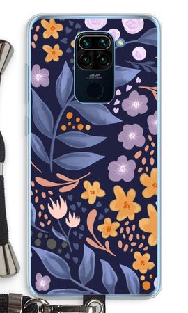 Flowers with blue leaves