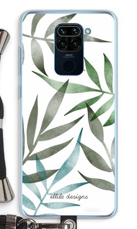 Tropical watercolor leaves