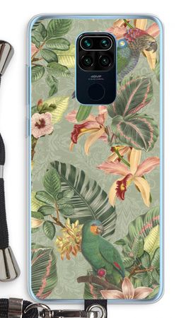 Tropical jungle parrot