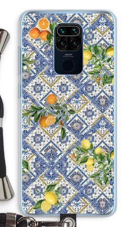 Tuiles bleues, citrons et oranges - petit format