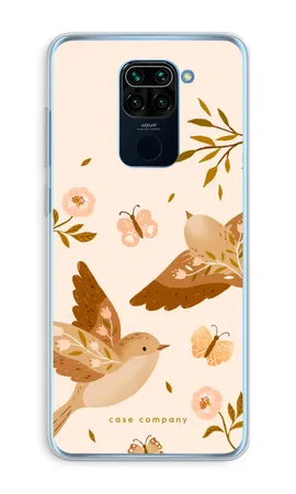 Fluttering Pair, Mек кейс Xiaomi Redmi Note 9
