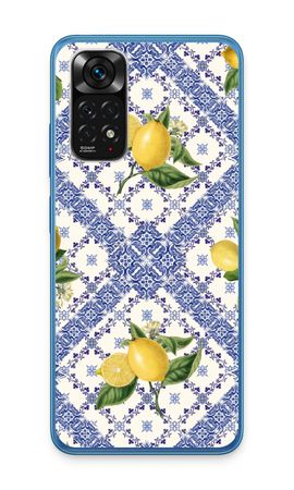 Blue tiles and lemons