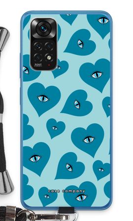 Blue heart eyes