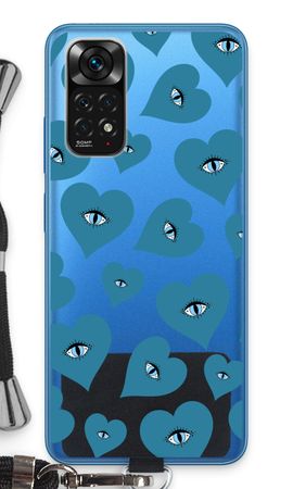 Blue heart eyes