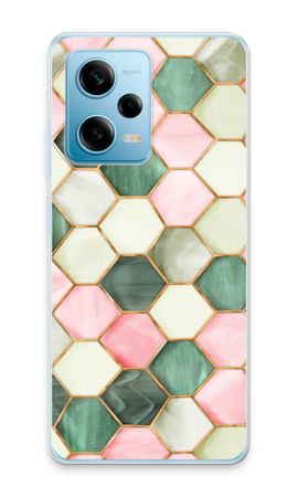 Hexagons in stained glass