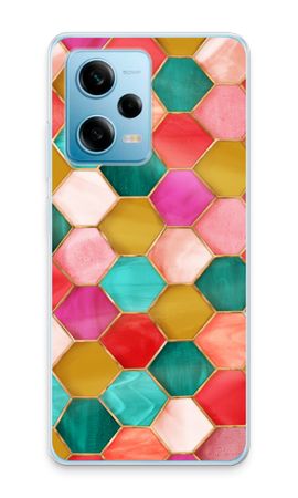 Hexagons in stained glass